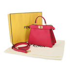 Fendi Peekaboo ISeeU Small 2-Way Bag Leather Pink — view 2