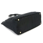 Chanel New Travel Line Tote MM Nylon Jacquard Leather Black — view 5