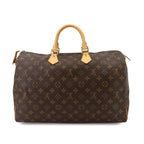 Louis Vuitton Monogram Speedy 40 Hand Bag Brown Gold — view 3
