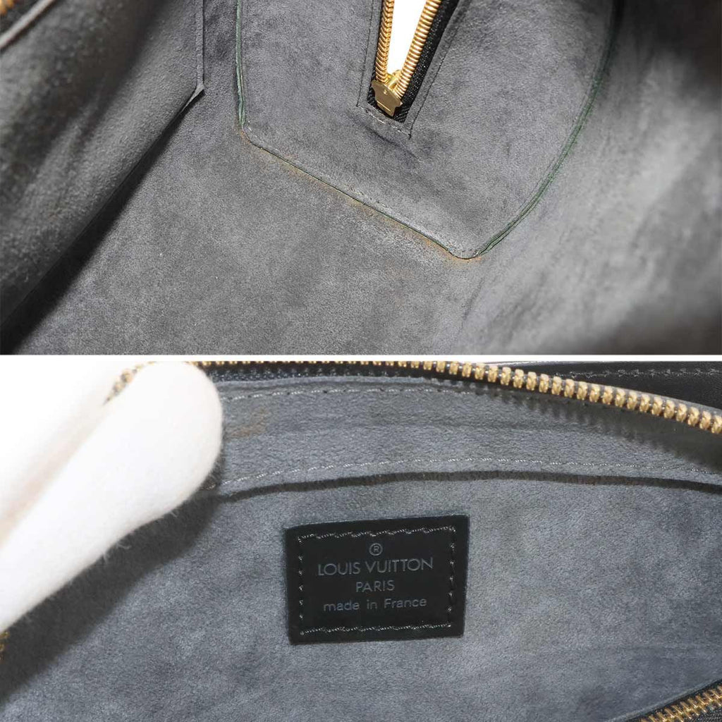 Louis Vuitton Epi Pont Neuf Hand Bag Leather Noir Gold — view 7