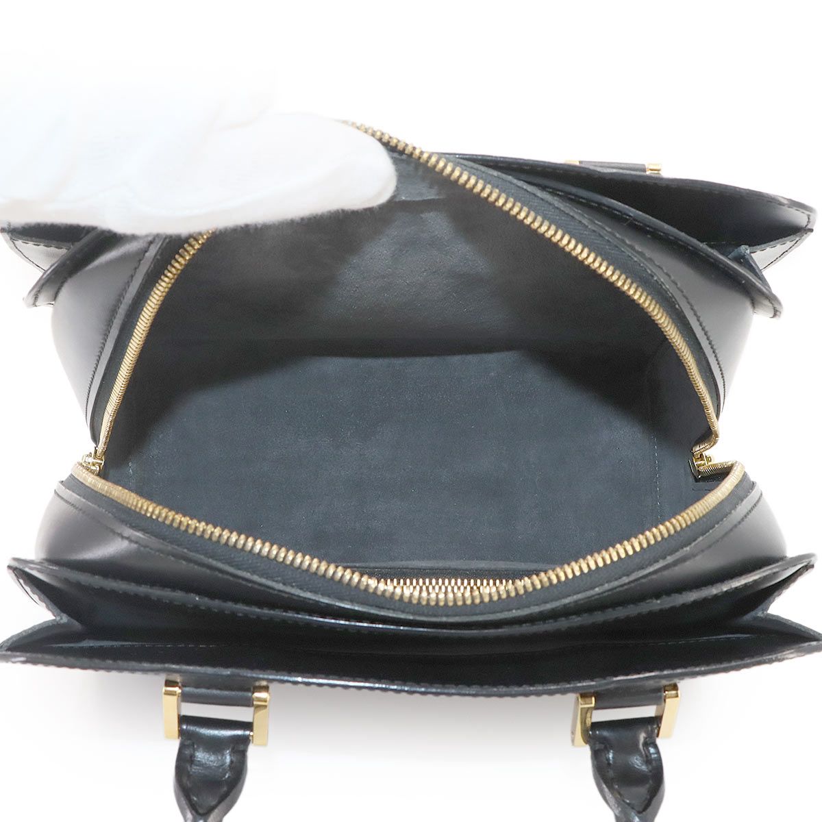 Louis Vuitton Epi Pont Neuf Hand Bag Leather Noir Gold — view 6