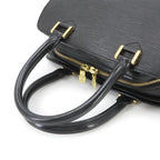 Louis Vuitton Epi Pont Neuf Hand Bag Leather Noir Gold — view 5