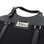 Dior Trotter Street Chic Tote Canvas Leather Black — view 8
