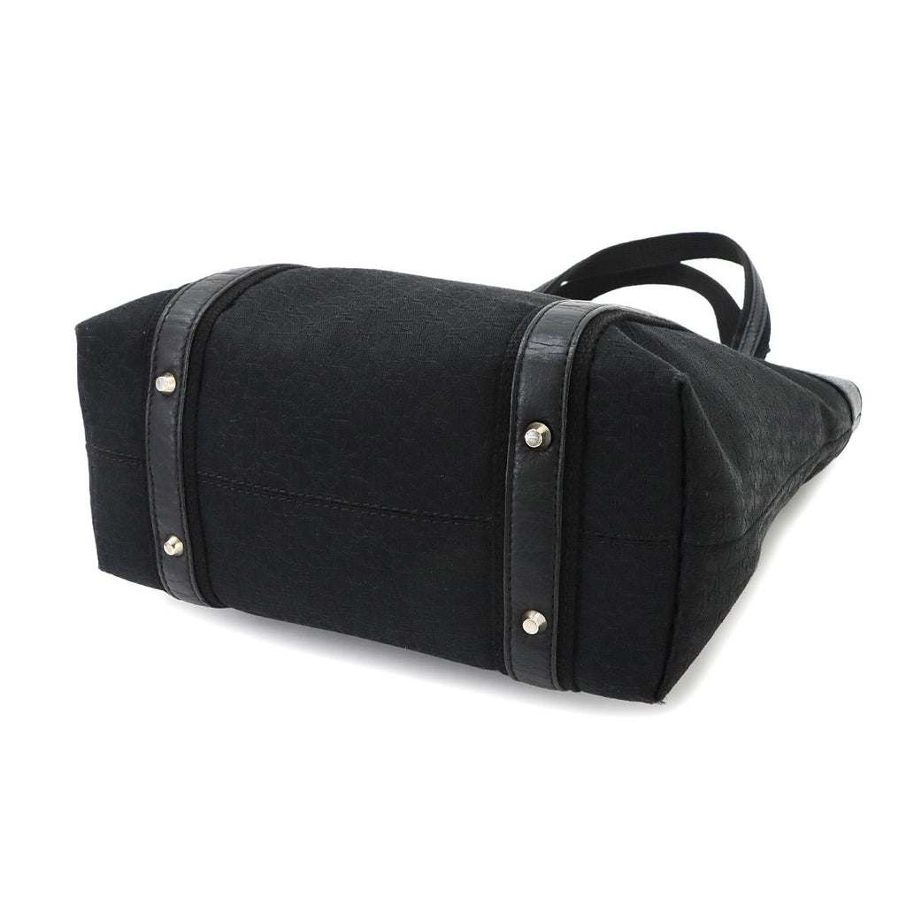 Dior Trotter Street Chic Tote Canvas Leather Black — view 4
