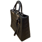 Dior Cannage Stitch 2-Way Bag Black — view 3