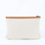 Gucci Logo Print Leather Clutch Pouch Business — view 3