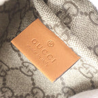Gucci Logo Print Leather Clutch Pouch Business — view 8