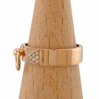 Hermes Collier de Chien Ring 18k Pink Gold Diamond — view 3