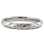 Chanel Quilted Ring Platinum — view 4