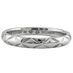 Chanel Quilted Ring Platinum — view 6