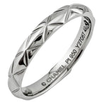 Chanel Quilted Ring Platinum
