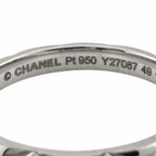 Chanel Quilted Ring Platinum — view 7