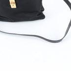 Prada Tessuto Nylon Leather Shoulder Bag Crossbody Black — view 2