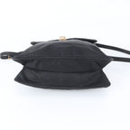 Prada Tessuto Nylon Leather Shoulder Bag Crossbody Black — view 6