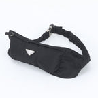 Prada Tessuto Nylon Triangle Logo Belt Bag 2-Way Crossbody Body Waist Pouch
