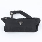 Prada Tessuto Nylon Triangle Logo Belt Bag 2-Way Crossbody Body Waist Pouch — view 2