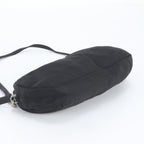 Prada White Tag Tessuto Nylon Triangle Logo Shoulder Bag — view 5