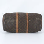 Louis Vuitton Monogram Keepall 50 Leather Boston Bag Tote Travel — view 6