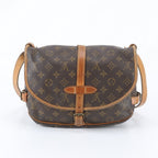 Louis Vuitton Monogram Saumur 30 Leather Shoulder Bag Crossbody Messenger — view 3