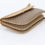 Gucci Vintage Micro GG Leather Shoulder Bag Tote Brown — view 5