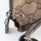 Gucci GG Canvas Leather Shoulder Bag Crossbody Messenger Business — view 8