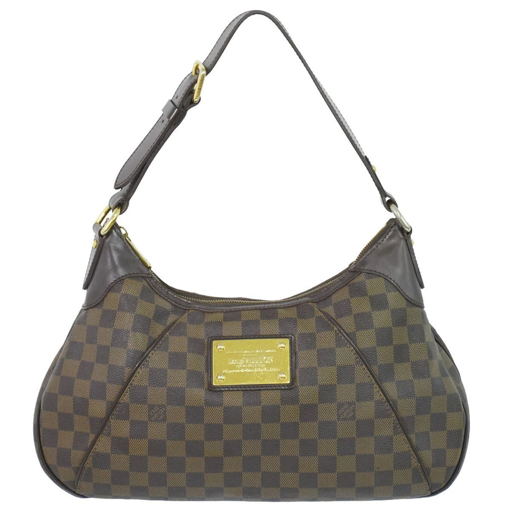 Louis Vuitton LV Thames GM Damier Ebene Shoulder Bag Brown