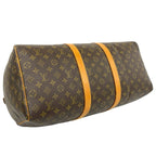 Louis Vuitton Vintage Keepall 50 Monogram Leather Boston Bag Brown — view 7