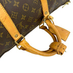 Louis Vuitton Vintage Keepall 50 Monogram Leather Boston Bag Brown — view 4