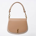 Saint Laurent Paris Voltaire Mini Bag Beige Leather Gold