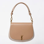 Saint Laurent Paris Voltaire Mini Bag Beige Leather Gold