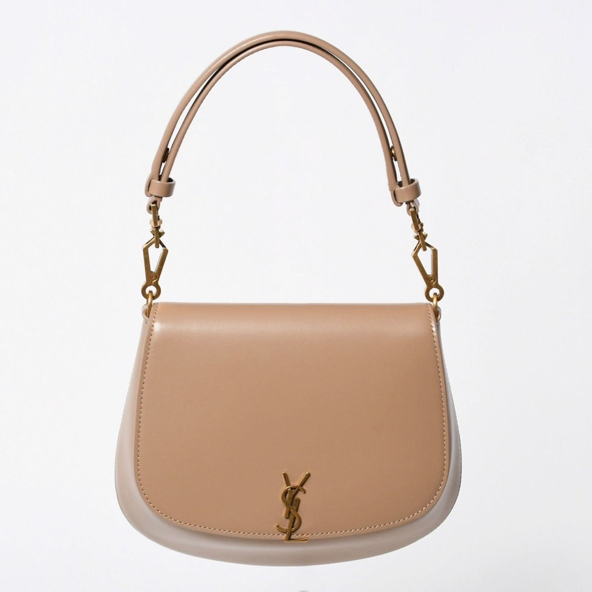 Saint Laurent Paris Voltaire Mini Bag Beige Leather Gold