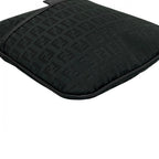 Fendi Shoulder Bag Zucchino Black FF Logo — view 8