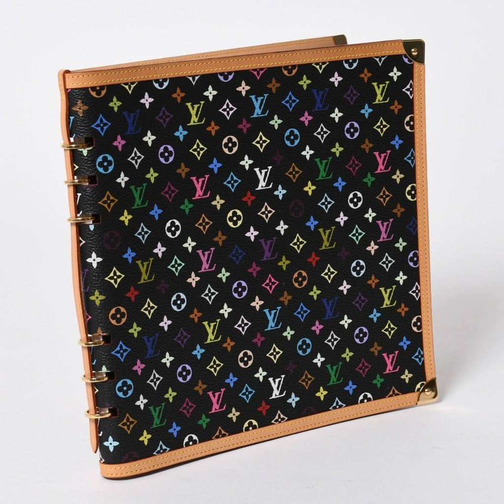 Louis Vuitton Vandredi Notebook Takashi Murakami Monogram Multicolor Noir Gold — view 3