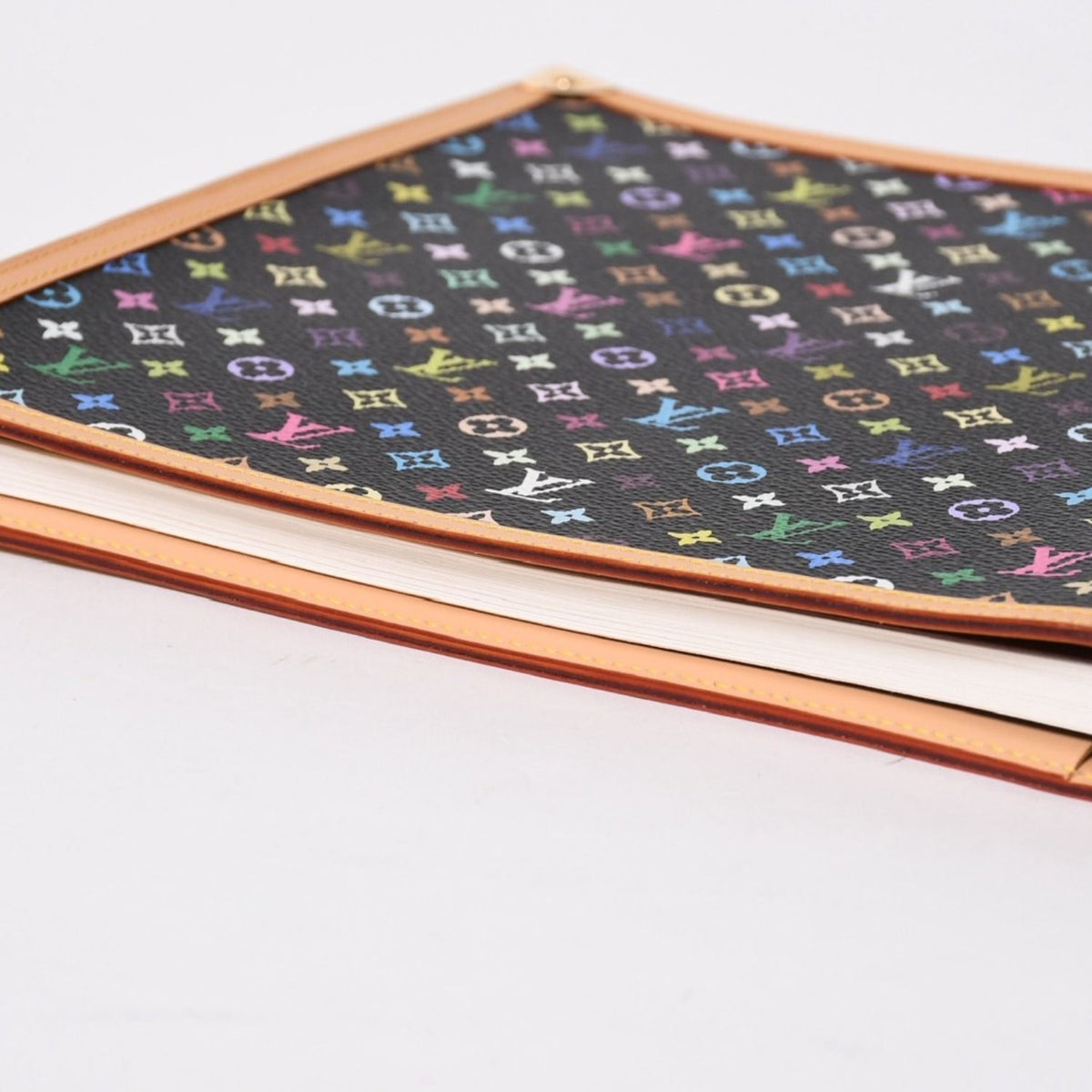 Louis Vuitton Vandredi Notebook Takashi Murakami Monogram Multicolor Noir Gold — view 5