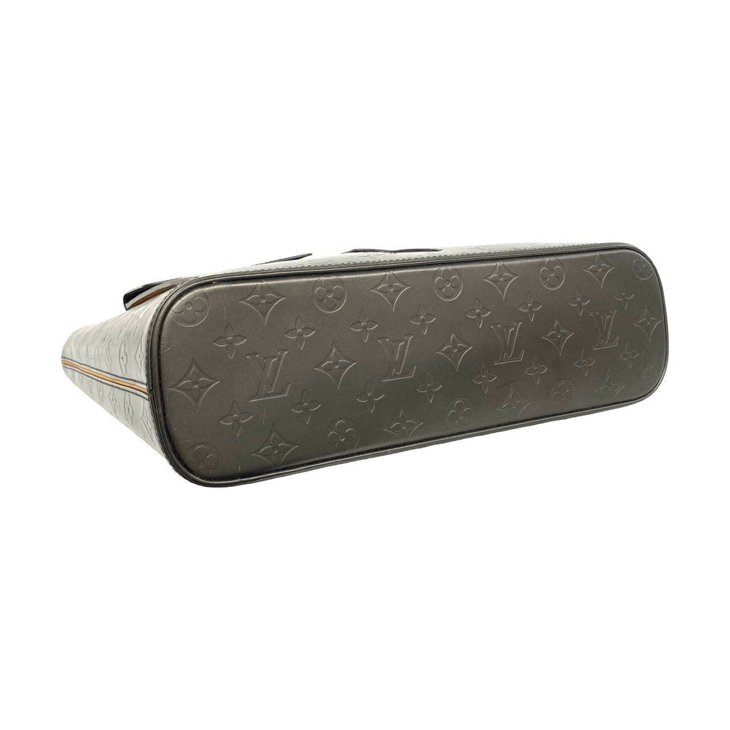 Louis Vuitton Wilwood Monogram Matte Leather Tote Black Noir — view 7