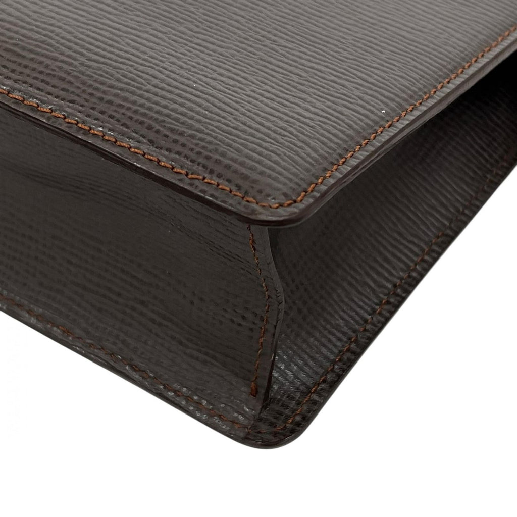 Loewe Clutch Brown Anagram — view 8