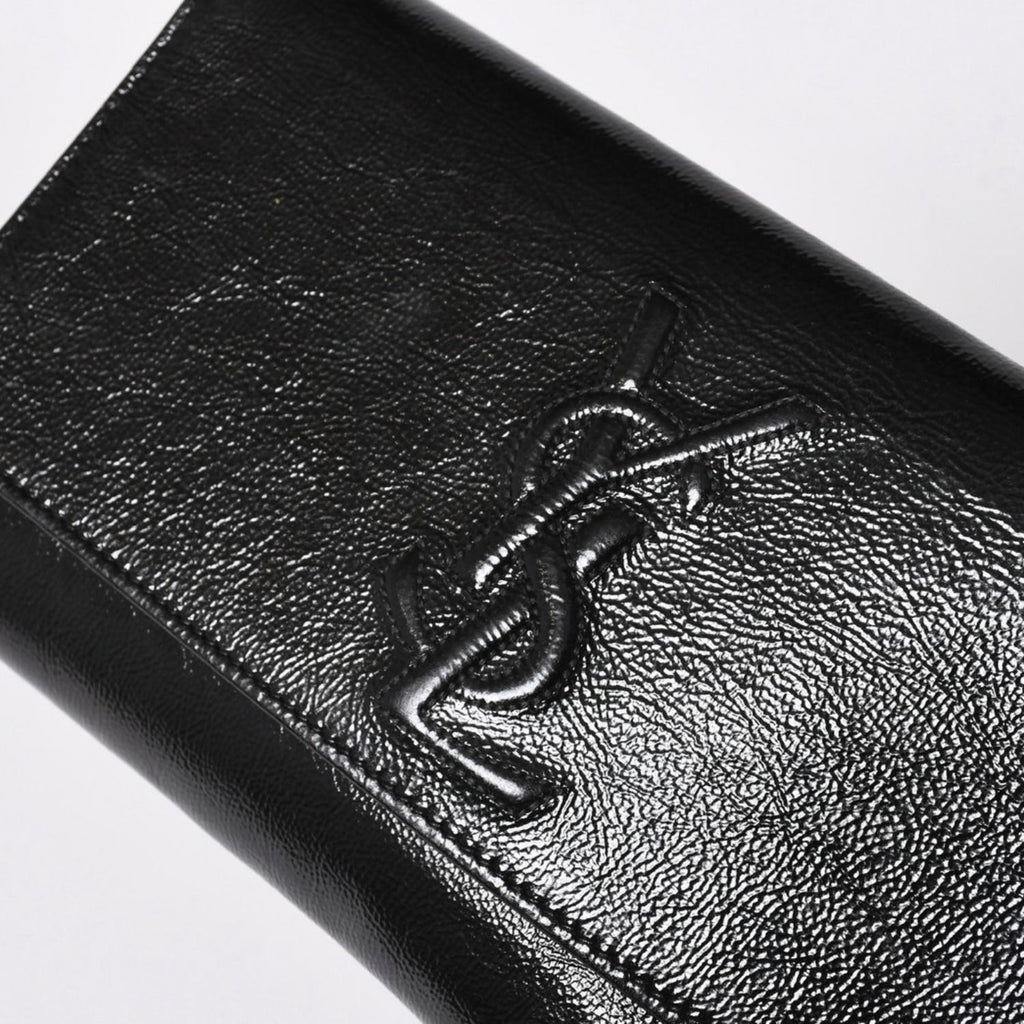 Saint Laurent Clutch Handbag Second Black Silver — view 5