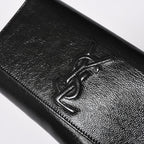 Saint Laurent Clutch Handbag Second Black Silver — view 5