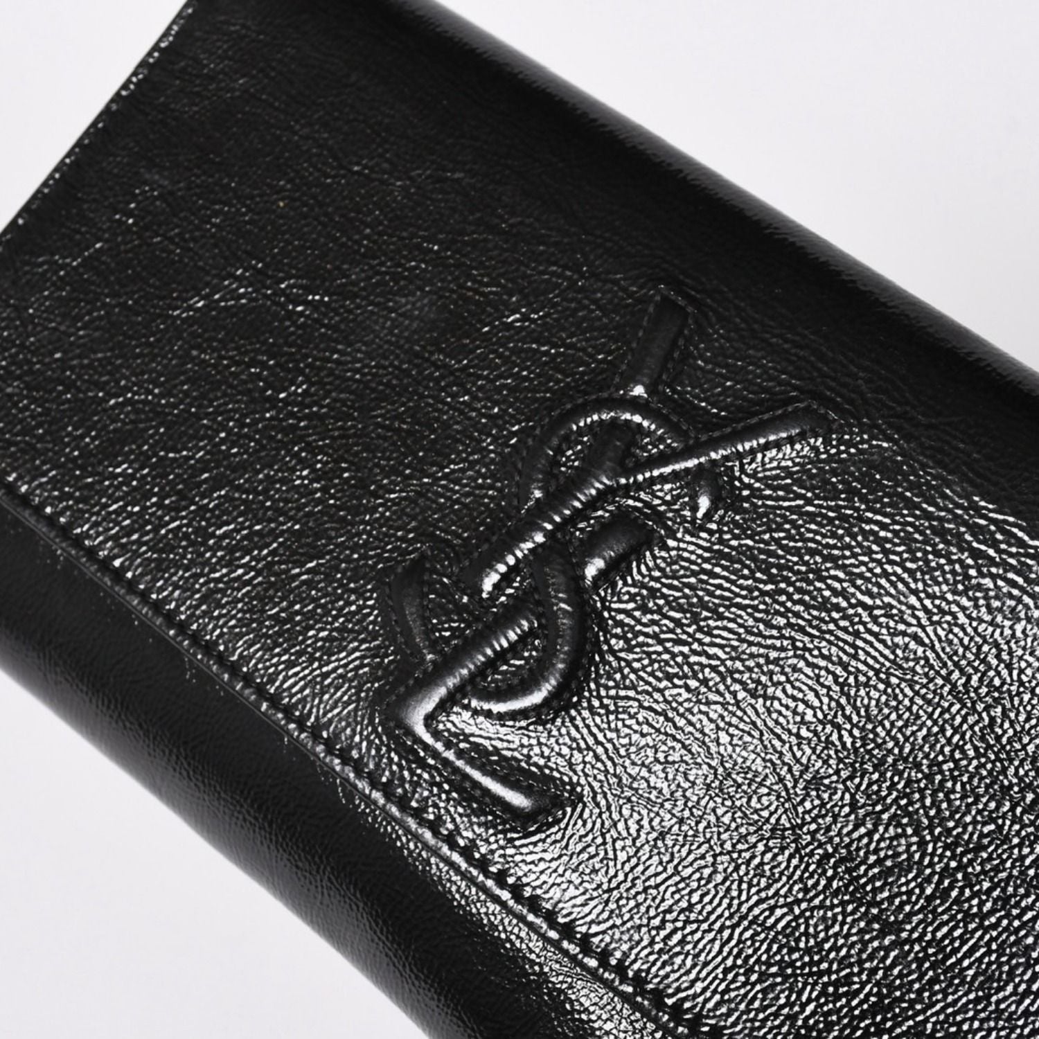 Saint Laurent Clutch Handbag Second Black Silver — view 5