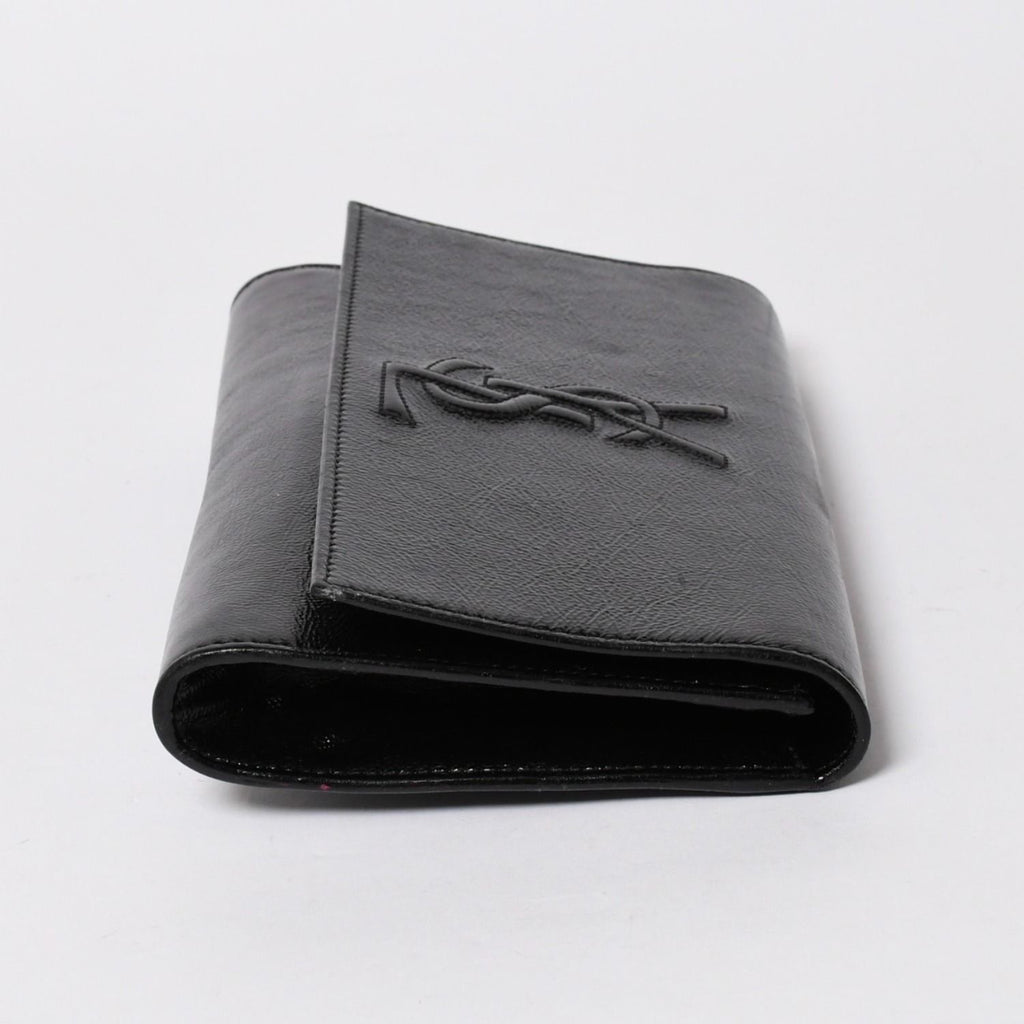 Saint Laurent Clutch Handbag Second Black Silver — view 3