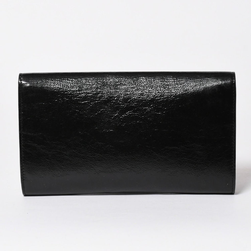 Saint Laurent Clutch Handbag Second Black Silver — view 2