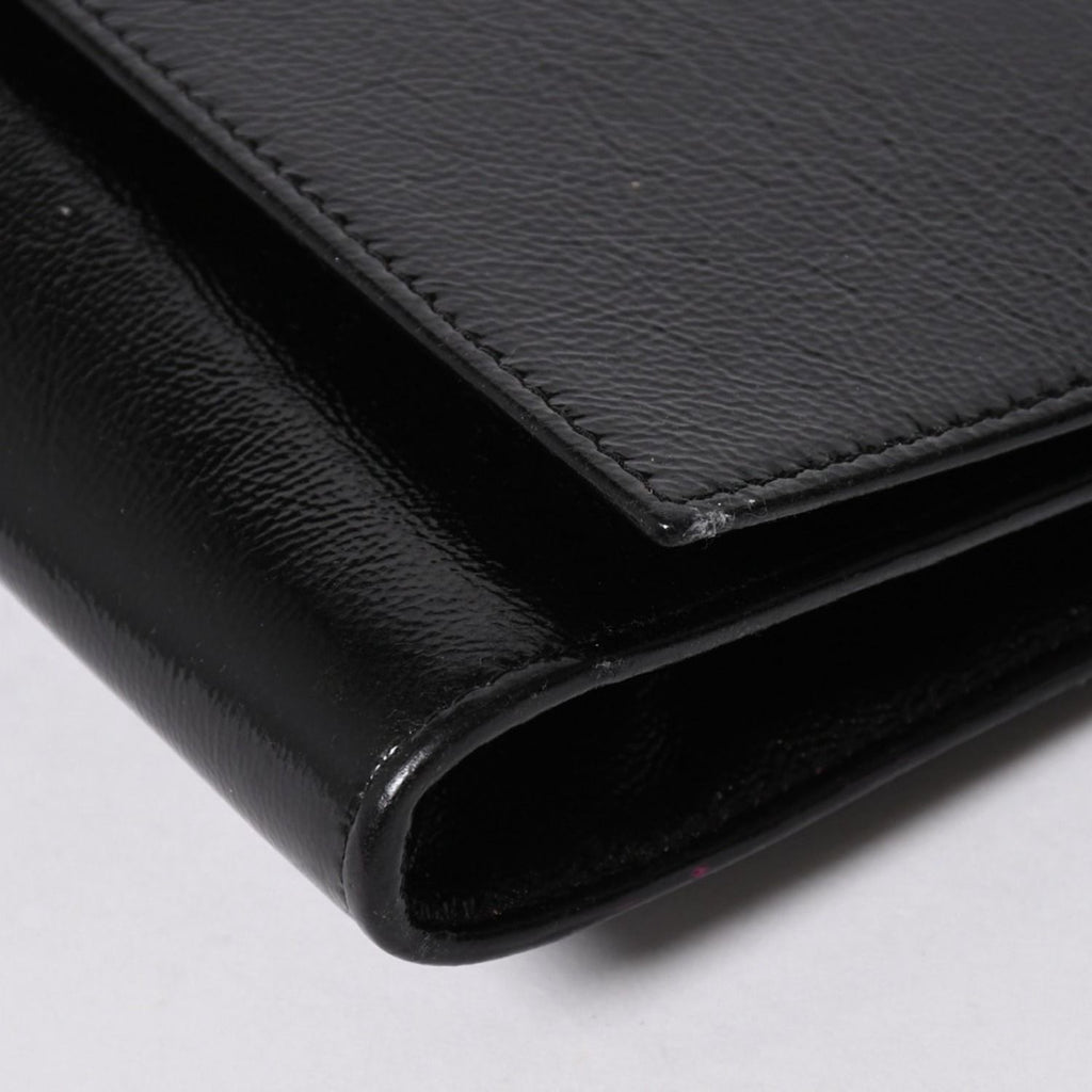 Saint Laurent Clutch Handbag Second Black Silver — view 6