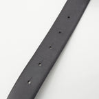 Chanel CC Logo Circle Leather Belt Black 75/30 — view 5