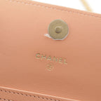 Chanel 19 Mini Lambskin Shoulder Bag Pink Beige — view 7
