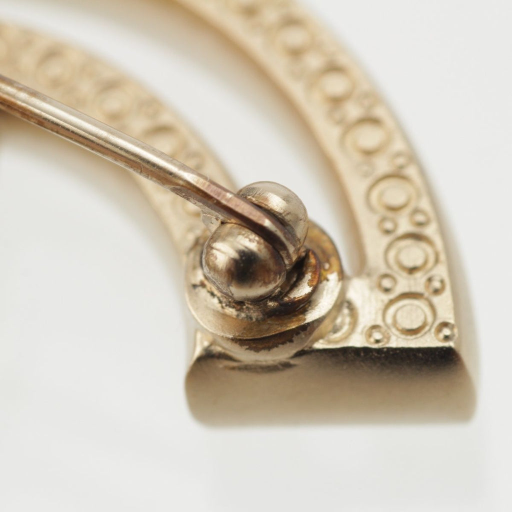 Chanel CC Logo Rhinestone Brooch Gold — view 8