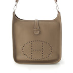 Hermes Evelyne 3 29 PM III PM Taurillon Clemence Shoulder Bag Etoupe