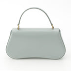 Celine Teen Laura Shiny Calfskin 2-Way Handbag Ice Blue — view 4