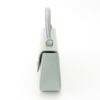 Celine Teen Laura Shiny Calfskin 2-Way Handbag Ice Blue — view 3