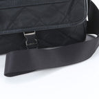 Prada White Tag with Tessuto Nylon Triangle Logo Leather Shoulder Bag — view 2