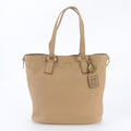 Prada Vitello Daino Leather Tote Shoulder Hand Brown